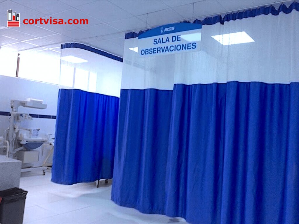 Hospitalarias cortinas.