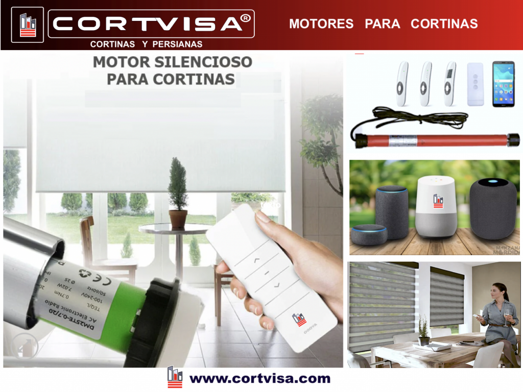 Motores para cortinas motorizadas