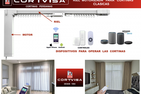 Motores para cortinas persianas motorizadas